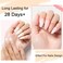 2X15ml Rubber Base,No Wipe Top Coat Gel Nail Polish