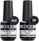 2X15ml Rubber Base,No Wipe Top Coat Gel Nail Polish