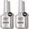 Gaoy 16ml 2 Pcs Glassy Gel Top Coat And Base Coat Set,No Wipe Foundation Combination For Uv Light Cure Nail Polish