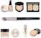 Energy Angled Flat Concealer Brush Under Eye Concealer Nose Contour Brush For Bronzer Liquid Foundation Cream Cosmetic Press Powder Concealer Palette Blending Buffing Stippling Brush Small 370S