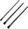 3Pcs Eyeliner Brush Kit, Flat &amp; Fine Angled Eyeliner Brush Slanted Angled Brow Brush, Angled &amp; Flat Eyeliner Eyebrow Concealer Brush Makeup Tools For Eyeshadow Eyebrow Cosmetics