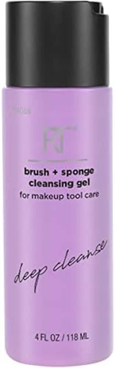 Real Techniques Makeup Brush Cleaner Gel, Brush And Blender Beauty Sponge Cleansing Shampoo, 118ml