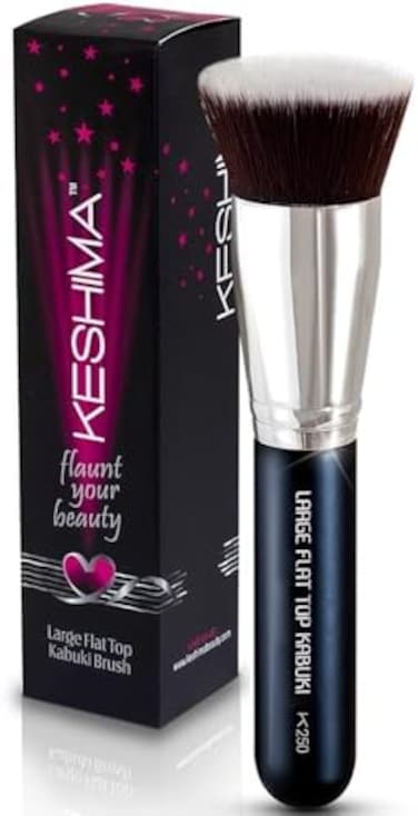 فرشاة مكياج كريم الأساس كابوكي كبيرة مسطحة من كيشيما، قطر علوي 1.6 سم