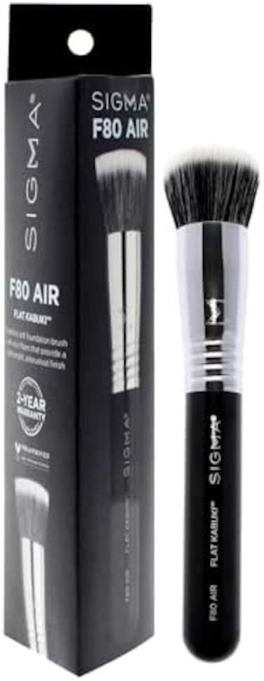 فرشاة مكياج احترافية مستديرة كابوكي من سيجما بيوتي F82، أسود