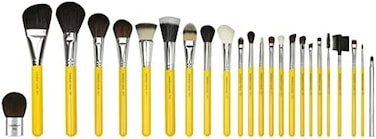 مجموعة فرش مكياج ستوديو فاخرة مكونة من 24 قطعة