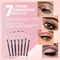 Makeup Eye Brush Set - Eyeshadow Eyeliner Blending Crease Kit - Best Choice 7 Essential Makeup Brushes - Pencil, Shader, Tapered, Definer - Last Longer, Apply Better Makeup &amp; Make You Look Flawless!