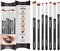Makeup Eye Brush Set - Eyeshadow Eyeliner Blending Crease Kit - Best Choice 7 Essential Makeup Brushes - Pencil, Shader, Tapered, Definer - Last Longer, Apply Better Makeup &amp; Make You Look Flawless!