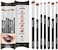 Makeup Eye Brush Set - Eyeshadow Eyeliner Blending Crease Kit - Best Choice 7 Essential Makeup Brushes - Pencil, Shader, Tapered, Definer - Last Longer, Apply Better Makeup &amp; Make You Look Flawless!