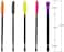 100Pcs 5 Styles Disposable Silicone Eyelashes Makeup Brushes, Mascara Wands Applicator Spoolers Makeup Tool