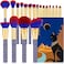 Makeup Brushes 19 Pieces Bastet Cat Makeup Brush Set Christmas Gift Premium Synthetic Kabuki Foundation Blending Face Powder Mineral Eyeshadow Make Up Brushes Set - Ancient Egyptian Series
