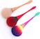 Large Powder Mineral Brush,Foundation Makeup Brush,Powder Brush And Blush Brush For Daily Makeup,Kabuki Makeup Brushes(Colourful)