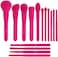 Makeup Brush Set, 15 Piece Quality Makeup Brushes, Premium Synthetic Make Up Brushes For Foundation Powder Blush Highlighter Concealer Makeup Brush Kit For Travel, Hot Pink