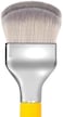 Professional Makeup Brush - Studio Series 972 Large Rounded Double Dome Blender - With Soft Synthetic Fibers, For Foundation Application &amp; Blending (Yellow, 1Pc)