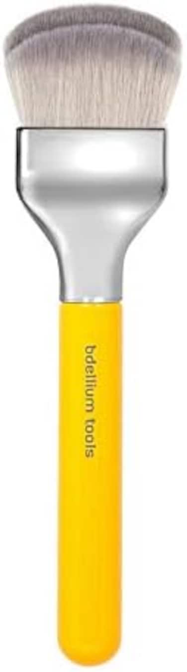 Professional Makeup Brush - Studio Series 972 Large Rounded Double Dome Blender - With Soft Synthetic Fibers, For Foundation Application &amp; Blending (Yellow, 1Pc)