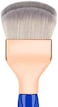 Professional Makeup Brush - Golden Triangle 972 Large Rounded Double Dome Blender - With All Vegan And Soft Synthetic Fibers, For Foundation Application &amp; Blending (Blue, 1Pc)
