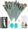 Makeup Brushes 22 Pcs Makeup Kit,Foundation Brush Eyeshadow Brush Make Up Brushes Set (Green, Regular)