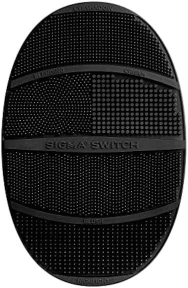 Sigma Beauty Switch, Silicone Makeup Shade Switching Tool Flexible Mat Portable Cosmetic Brush Cleaner With Double-Sided Textures (Switch)