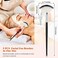 9 Pieces Facial Brushes Fan Mask Brushes, Soft Facial Applicator Brushes Tools For Peel Glycolic Mask Makeup For Mud Cream (Black And Silver)