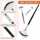 9 Pieces Facial Brushes Fan Mask Brushes, Soft Facial Applicator Brushes Tools For Peel Glycolic Mask Makeup For Mud Cream (Black And Silver)