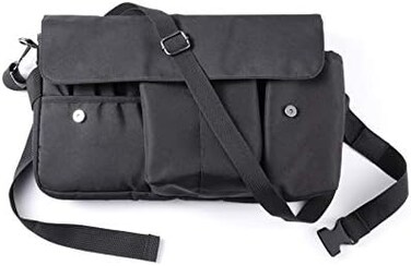 Camdeez Rownyeon Professional Cosmetic Makeup Brush Bag Case Portable Cosmetic Brush Holder Organizer With Artist Adjustable Belt Strap(Brushes Not Included)