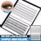 Scala 240Pcs 10 Roots /20 Roots Mixed, 0.07Mm /0.10 Mm Mixed, 8-12Mm,10-14Mm And Under Eyelashes Mixed C Curl Natural False Eyelash Extension Soft Lashes Individual Eyelashes (10-14Mm Mixed)