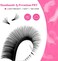 Eyelash Extension Supplies Rapid Blooming Volume Eyelash Extensions Thickness 0.07 Cc Curl 11Mm Easy Fan Volume Lashes Self Fanning Individual Eyelashes Extension (Cc-0.07,11Mm)