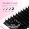Eyelash Extension Supplies Rapid Blooming Volume Eyelash Extensions Thickness 0.07 Cc Curl 12Mm Easy Fan Volume Lashes Self Fanning Individual Eyelashes Extension (12 Mm, Cc-0.07)