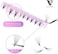 Eyelash Extensions 3D 4D 5D 6D 8D 9D 10D Thickness 0.07/0.1 C/D Curl Eyelashes Middle Stem &amp; Long Stem Heat Bonded Premade Fans Russian Volume Lash Extensions Supplies (Middle Stem 10D-0.07-D-8-15Mm)