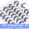 Newcally False Eyelashes Wispy Natural Cat Eye Lashes Faux Mink Lashes Fake Eyelashes Soft 3D Medium Length Light Volume 14 Pairs Pack
