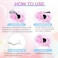 Nxj Infilila Glue Rings, 100Pcs Disposable Plastic Glue Rings For Eyelash Extensions, Nail Art Tattoo Holder, Blossom Smart Cups For Eyelash Extension Supplies Pink