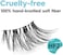 Frihappy False Eyelashes Natural Half Lash 3 Pairs Accent Fake Lashes Wispy Light Volume ReUSAble Pack Hf2