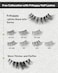 Frihappy False Eyelashes Wispy Natural Look Lashes 5 Pairs Soft Faux Mink Lashes 3D 6D Volume Fluffy Fake Eyelashes Packs Dw6
