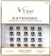 Vluxe Extended Collection: Diy Eyelash Extension Demi Extended - Featherlight Synthetic Reusable Artificial Eyelashes Multipack Lash Clusters
