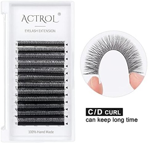 Yy Eyelashes Extension Lashes Black C Curl 0.05Mm 8-15Mm Mix Lash Volume Extension Easy Fans Y Shaped Premade Soft Eyelashes Supply