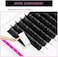 Tdance Premium D Curl 0.15Mm Thickness Semi Permanent Individual Eyelash Extensions Silk Volume Lashes Professional Salon Use Mixed 14-19Mm Length In One Tray (D-0.15,14-19Mm)