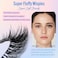 Bepholan 3 Pairs False Eyelashes Synthetic Fiber Material  3D Mink Lashes  Cat Eyes Look  ReUSAble  100% Handmade &amp; Cruelty-Free  Xmz91