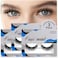Bepholan 3 Pairs False Eyelashes Synthetic Fiber Material  3D Mink Lashes  Cat Eyes Look  ReUSAble  100% Handmade &amp; Cruelty-Free  Xmz91