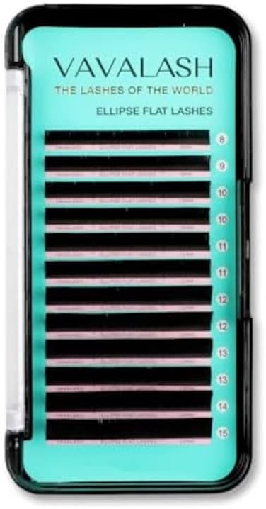 Ellipse Eyelash Extensions 0.20Mm Dd Curl 8-15Mm Mixed Flat Eyelash Extension Supplies Light Lashes Matte Individual Eyelashes Salon Use Black Mink False Lashes Mink Lashes Exte (Dd-0.2, 8-15 Mm
