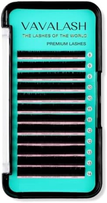 Eyelash Extensions 0.15 Cc Curl 8-14Mm Lash Extensions Supplies Individual Lashes Premium Silk Volume &amp; Classic Lash Soft Matte Dark Professional Eyelashes Extension (0.15-Cc-8-14 Mixed)-20Pcs