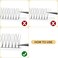 Quewel 3D 0.10 C Curl Volume Lash Extensions Mix-8-15Mm Length  3D 4D 5D 6D 0.07/0.10 C/D Curl