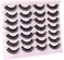 Zanlufly False Eyelashes Russian Strip Lashes Fluffy Fake Eyelashes Extension D Curl Wispy Handmade Soft ReUSAble 14 Pairs Lashes Pack