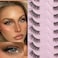 Fanxiton Half Lashes Natural Look Wispy 10 Pairs Cat Eye Lashes 3D False Eyelashes Full Soft 15 Mm Short Faux Mink Lashes Sets Pack