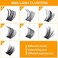 B&Qaugen Lash Clusters B05 D Curl 8-16 مم وصلات رموش يمكنك صنعها بنفسك 72 مجموعة رموش فردية منفوشة يمكنك صنعها بنفسك في المنزل (B05,8-16Mix)