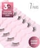 Onlyall نصف رموش زاوية رموش طبيعية رموش نصف رموش Wispy End Lashes رموش زاوية 3/4 رموش Clear Band Lashes 7 أزواج C02 (6 مم - 14 مم)