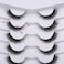 Pooplunch False Eyelashes Extension Volume Cat Eye Look Natural Wispy Lashes Fluffy Short 8D Fake Eyelashes Faux Mink Lashes 7 Pairs Pack