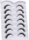 Pooplunch False Eyelashes Extension Volume Cat Eye Look Natural Wispy Lashes Fluffy Short 8D Fake Eyelashes Faux Mink Lashes 7 Pairs Pack