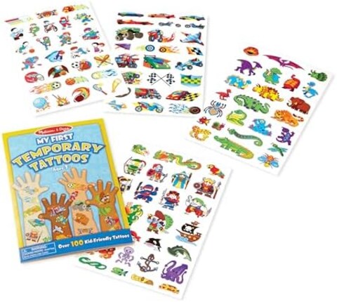 Melissa &amp; Doug My First Temporary Tattoos, Blue
