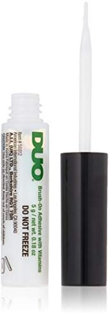 Brush-On Strip-Lash Adhesive (White/Clear,0.18Oz/5.3ml, Pack Of 2)