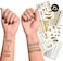 Terra Tattoos 75 Gold Arm Tattoos - Temporary Metallic Tattoos