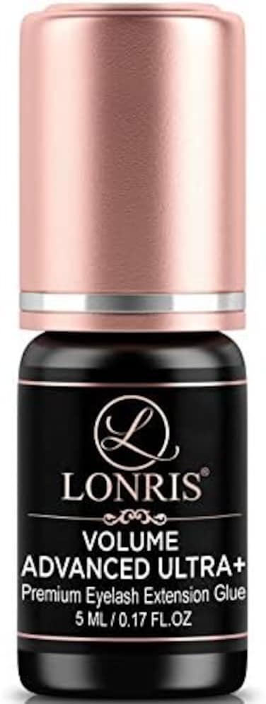 أقوى غراء احترافي لتطويل الرموش 5 مل، قوية للغاية وشبه دائمة.